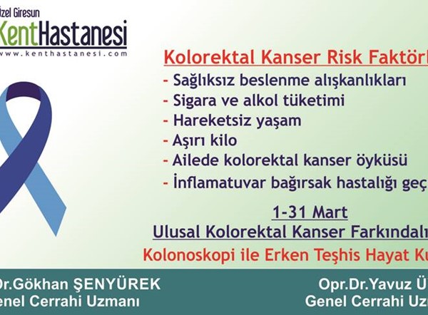 1-31 MART KOLOREKTAL KANSER AYI